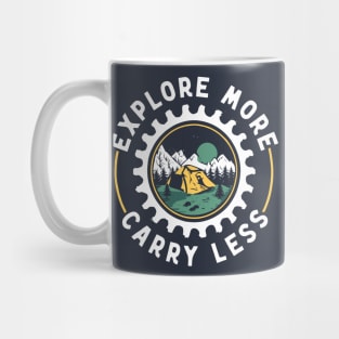 Bikepacking Explore More Carry Less Mug